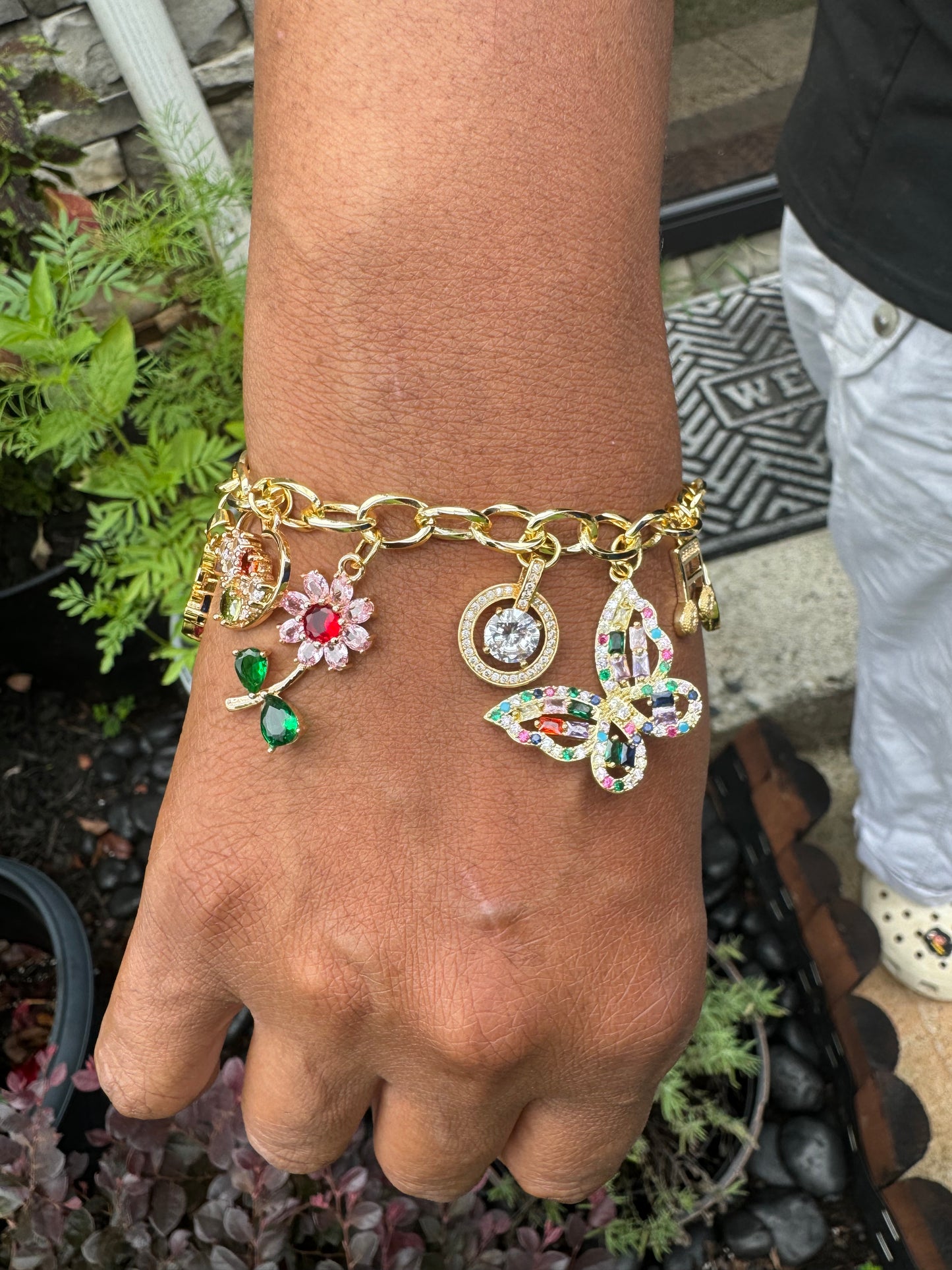Make purchase and return to LIVE to choose bracelet and charms!