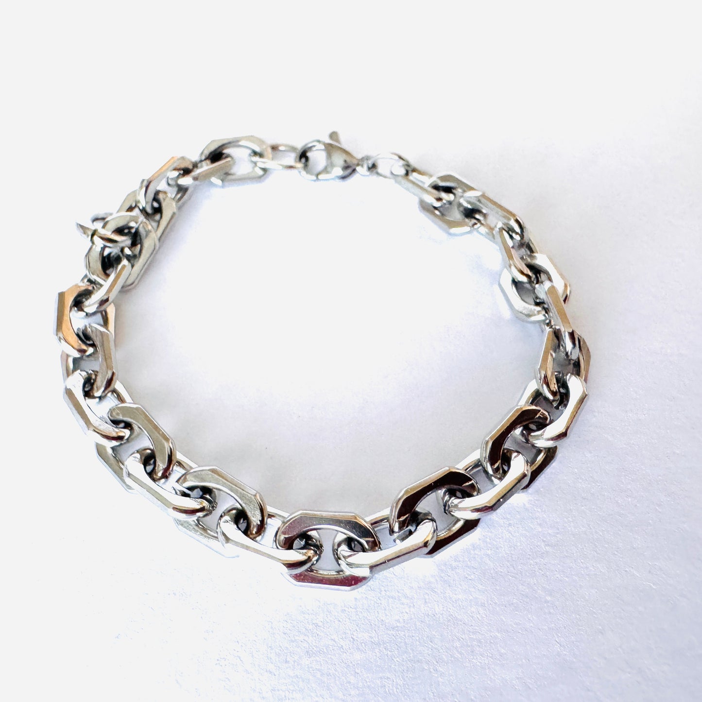 18k Plated Stainless Steel Bracelets -Dainty Paperclip