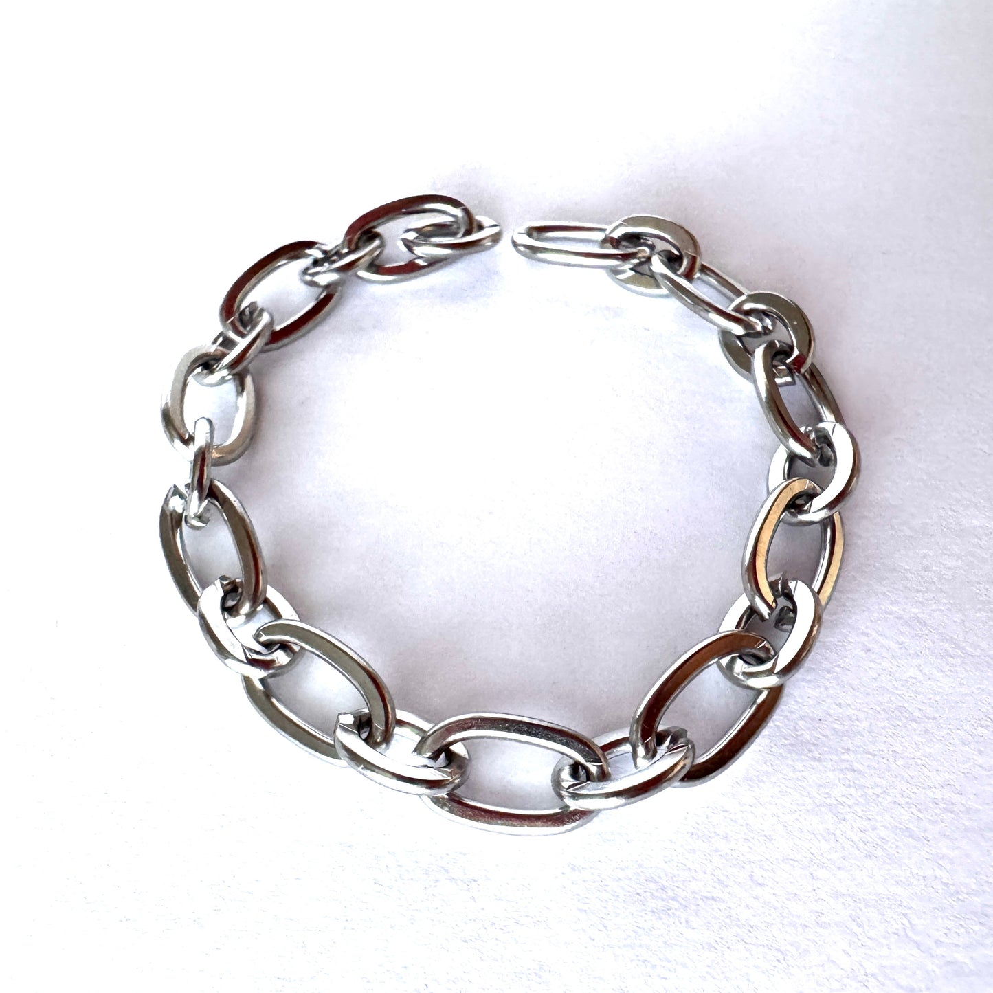 18k Plated Stainless Steel Bracelets -Dainty Paperclip