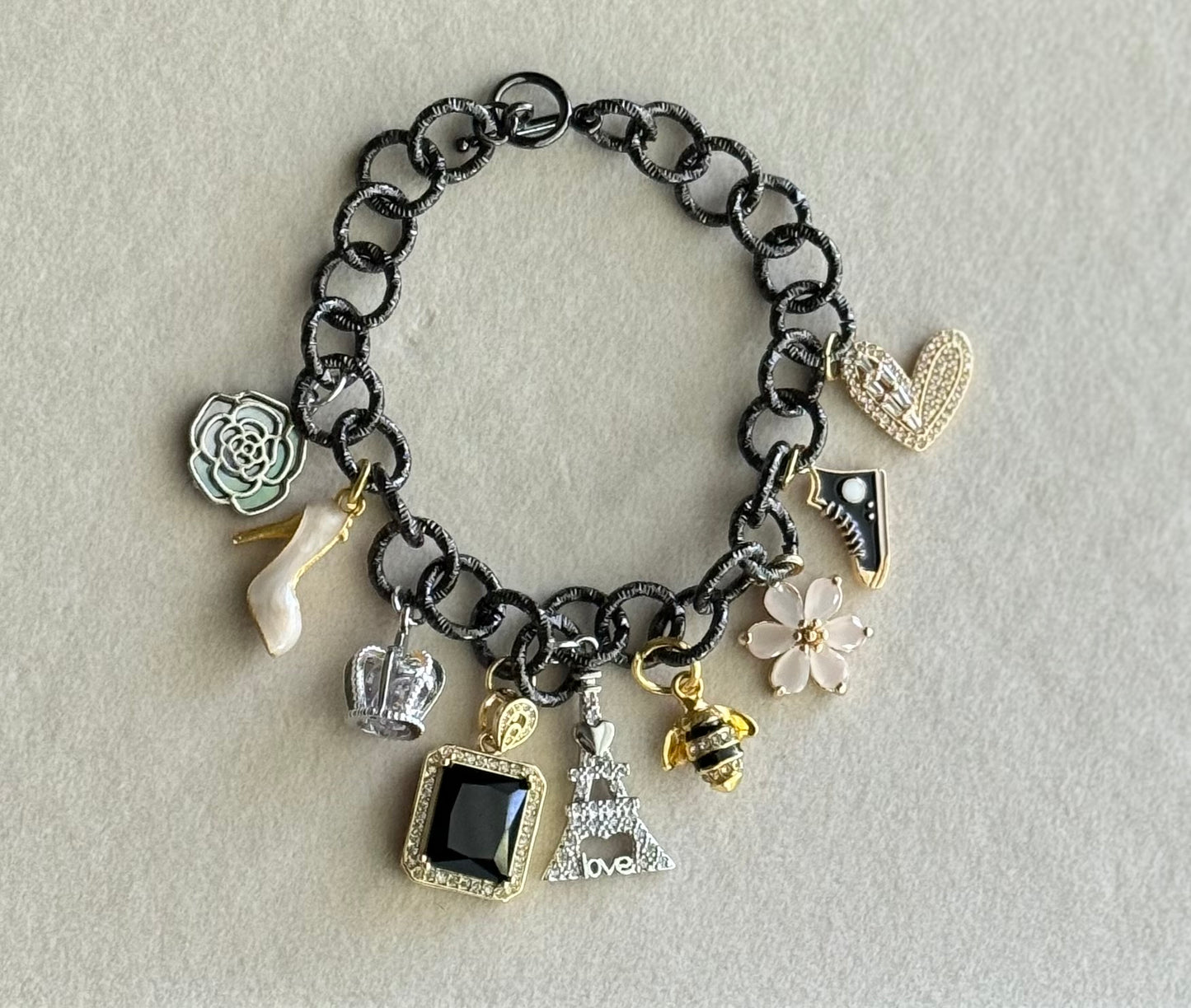 Make purchase and return to LIVE to choose bracelet and charms!