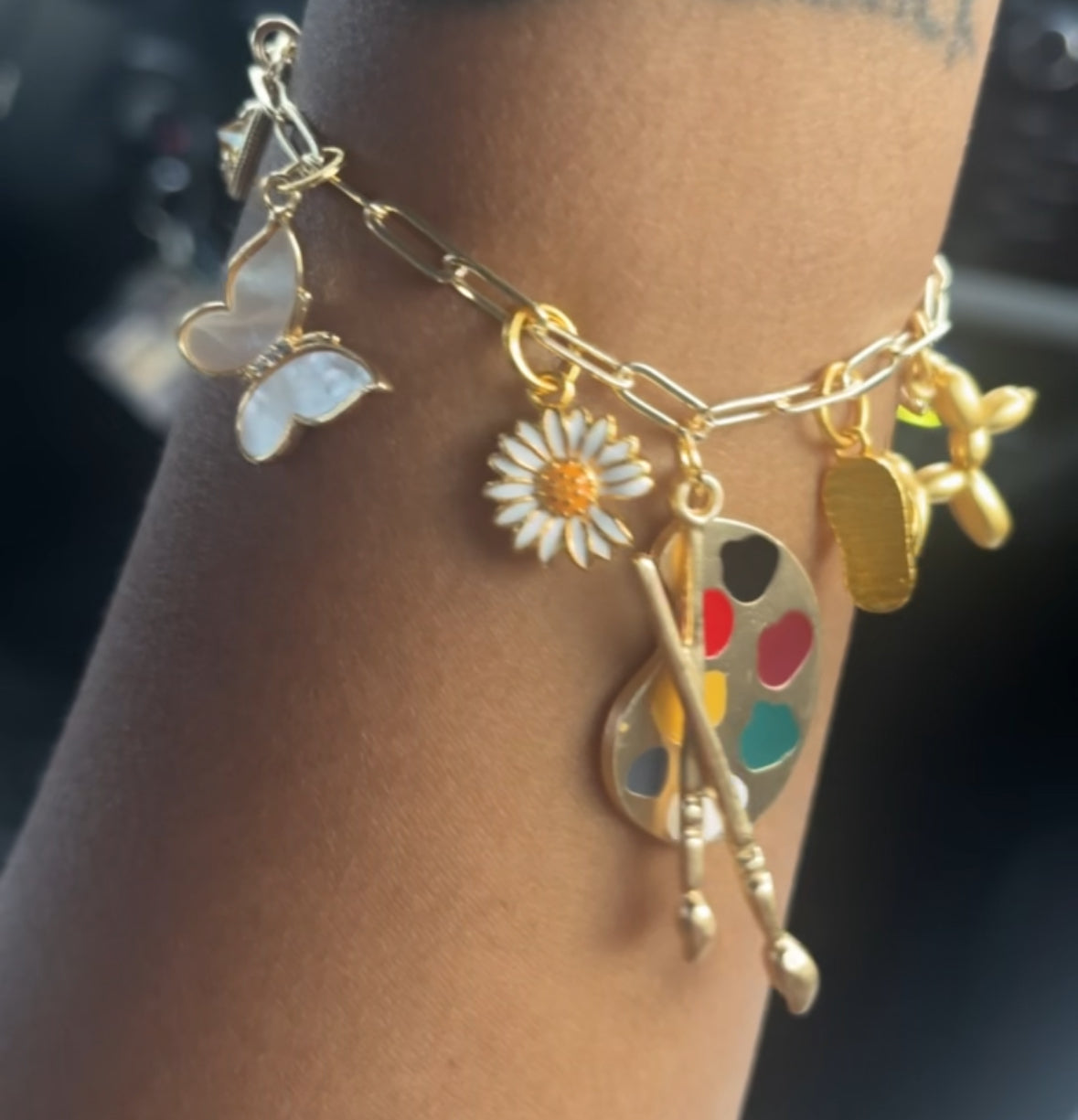 Make purchase and return to LIVE to choose bracelet and charms!