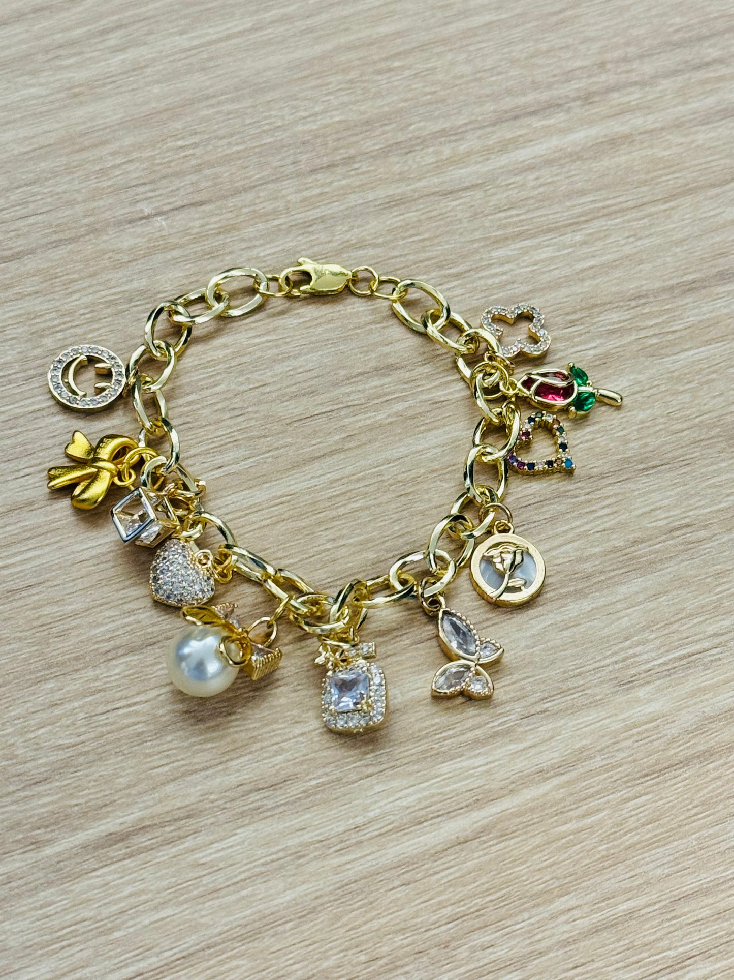 Make purchase and return to LIVE to choose bracelet and charms!