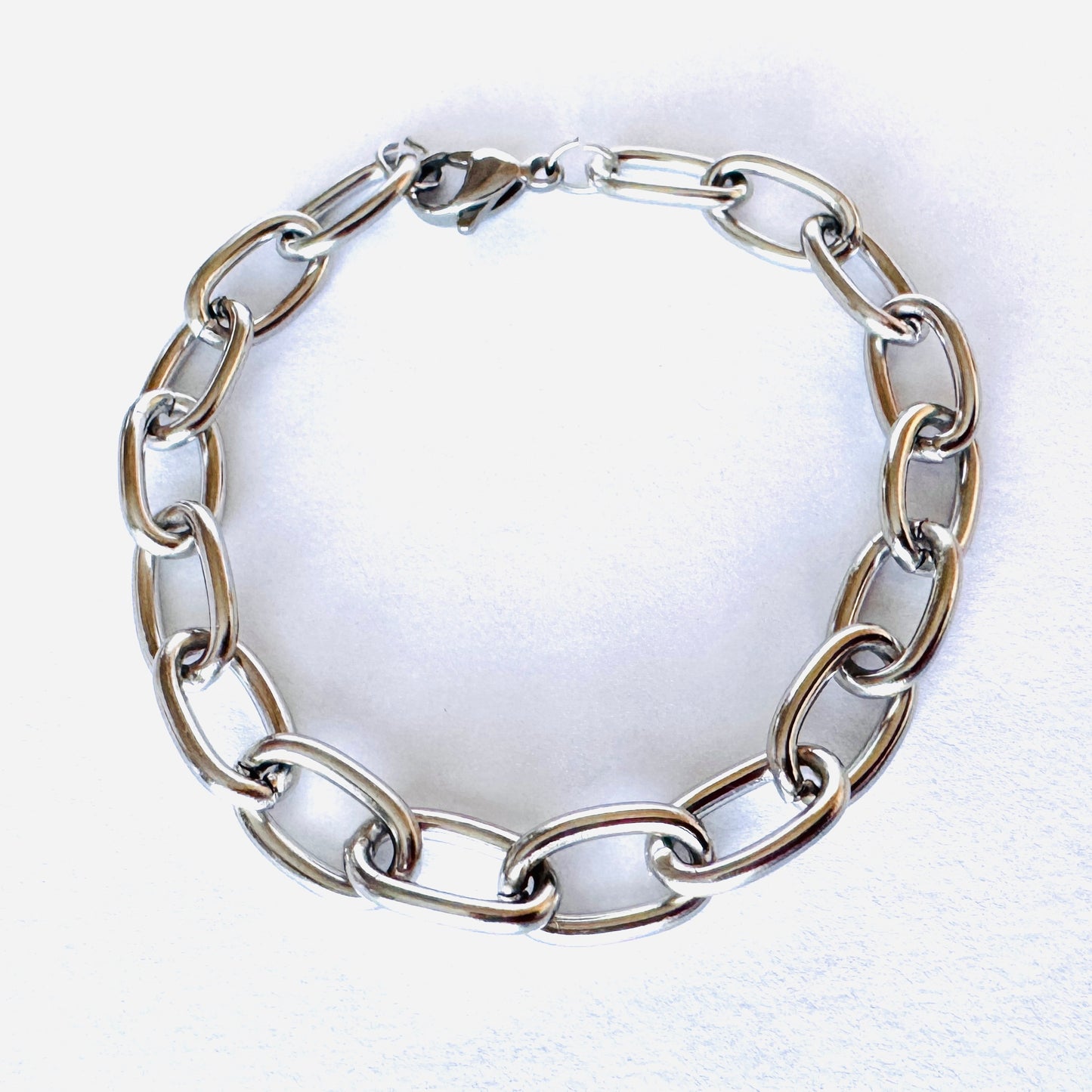18k Plated Stainless Steel Bracelets -Dainty Paperclip