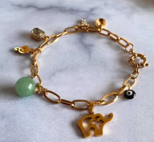Make purchase and return to LIVE to choose bracelet and charms!